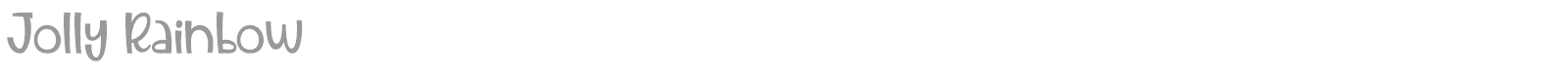 Jolly Rainbow font preview
